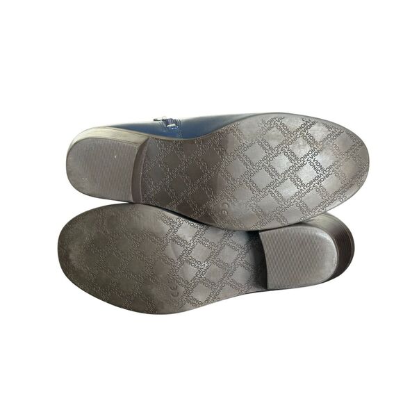 Vionic “Millie” Buckle Navy Blue Zip Ankle Boots Size 7 - Picture 8 of 12